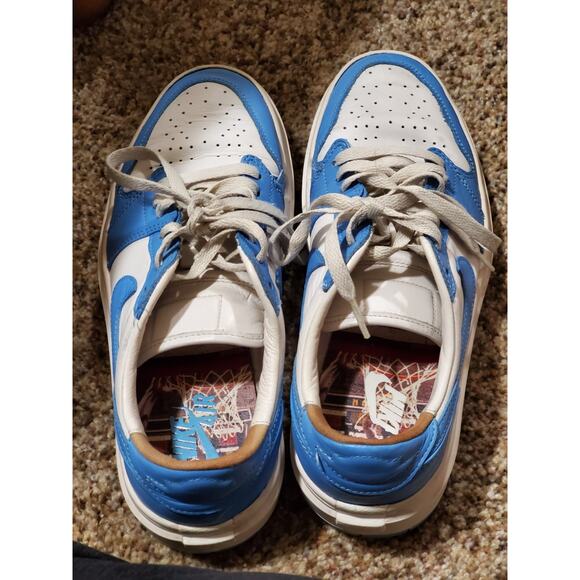 Nike Air Jordan Low Sneakers – White/Blue – Men’s Size 8 (US) – Style Code DQ398 - Picture 2 of 12